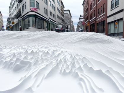 Прокуратура потребовала прекратить незаконно складировать снег в черте Перми