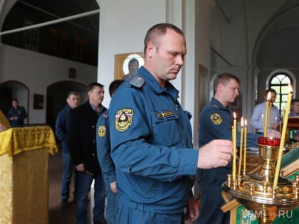 В Кунгуре прошёл молебен в честь покровительницы пожарных-спасателей