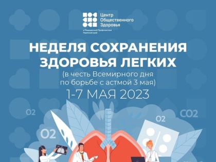 С 1 по 7 мая проходит Неделя сохранения здоровья легких