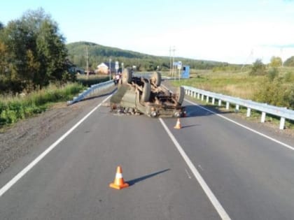 В Бардымском районе перевернулся УАЗ с пьяными людьми