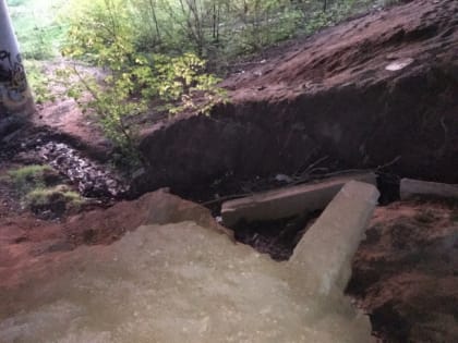 Пермяки обеспокоены состоянием дамбы на ул. Революции