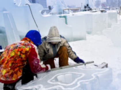 В ледовом городке «Легенды древней Пармы» частично демонтируют элементы оформления для безопасности посетителей