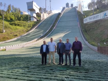 Делегация ЦСП посетила объекты спорта в Чайковском