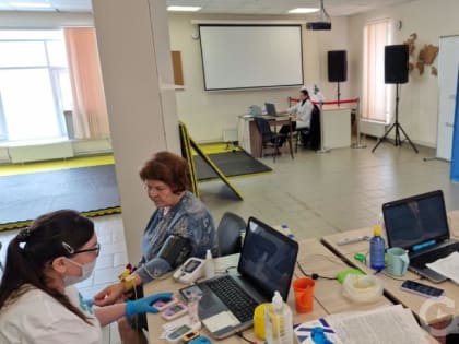 Расширенный медосмотр прошел в микрорайоне Ива спортивная