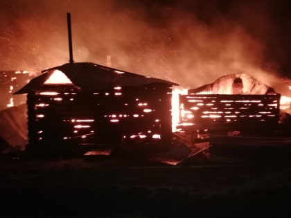 На пожаре в Пермском крае погибли два человека