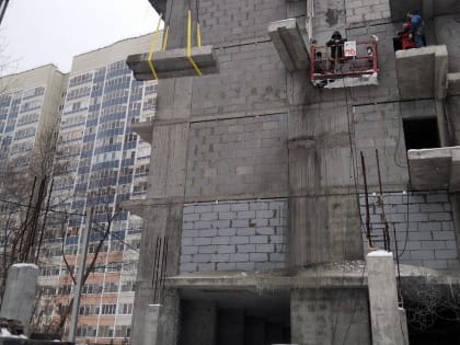 Завершение долгостроя на улице Юнг Прикамья, 14 в Перми идет по графику