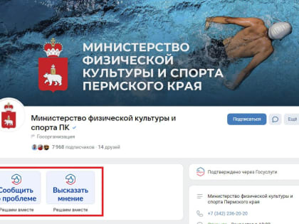 Жители Прикамья могут обращаться в органы власти при помощи виджетов в соцсетях