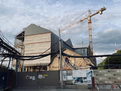 ​Начался монтаж стеклянных фасадов нового здания Пермской художественной галереи