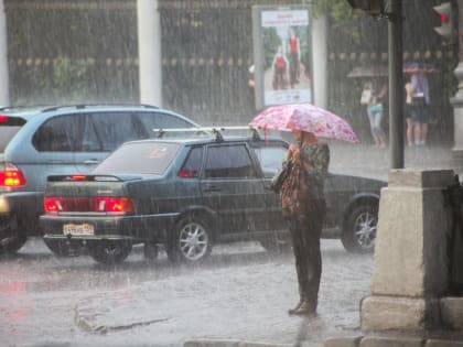 ​В Пермском крае ожидаются сильные ливни и грозы