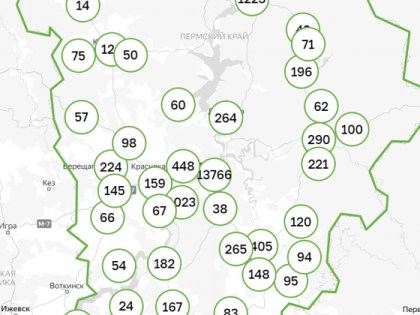 В Прикамье назвали территории с повышенной заболеваемостью коронавирусом