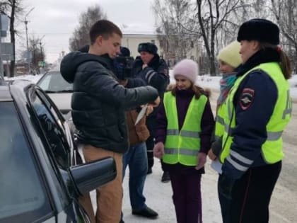В Кунгуре прошла праздничная профилактическая акция «Настоящие мужчины соблюдают ПДД»
