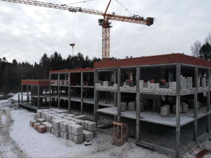 В Перми готов каркас здания поликлиники фтизиодиспансера