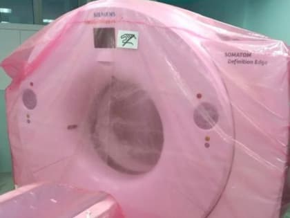 В пермской Городской клинической больнице им. Гринберга завершается монтаж нового компьютерного томографа