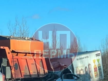 В Перми водитель газели врезался в машину дорожников