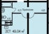 2-к квартира, 50 м², 3/16 эт.