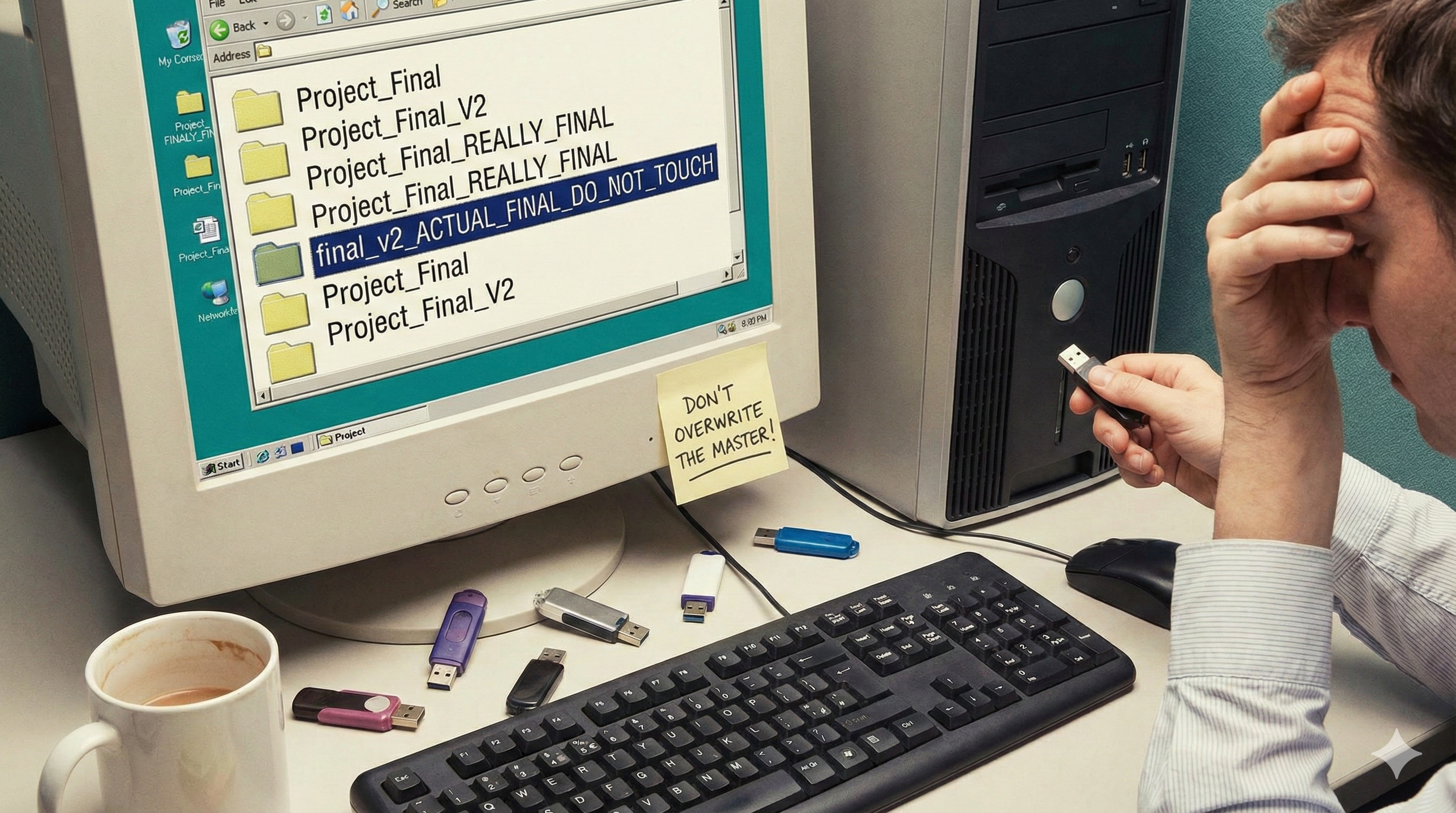 Why Version Control Exists: The Pendrive Problem | Before Git | From ...