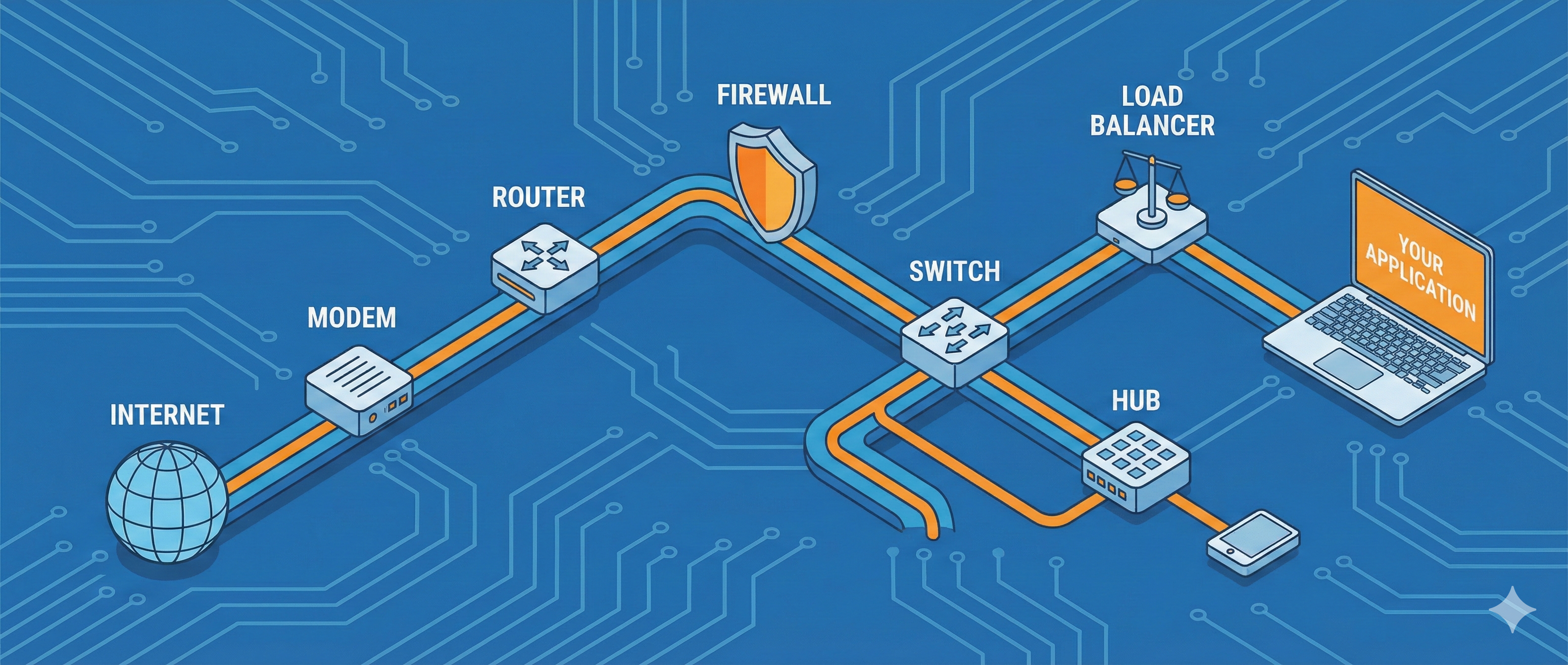 Understanding Network Devices: The Journey from Internet to Your Application
