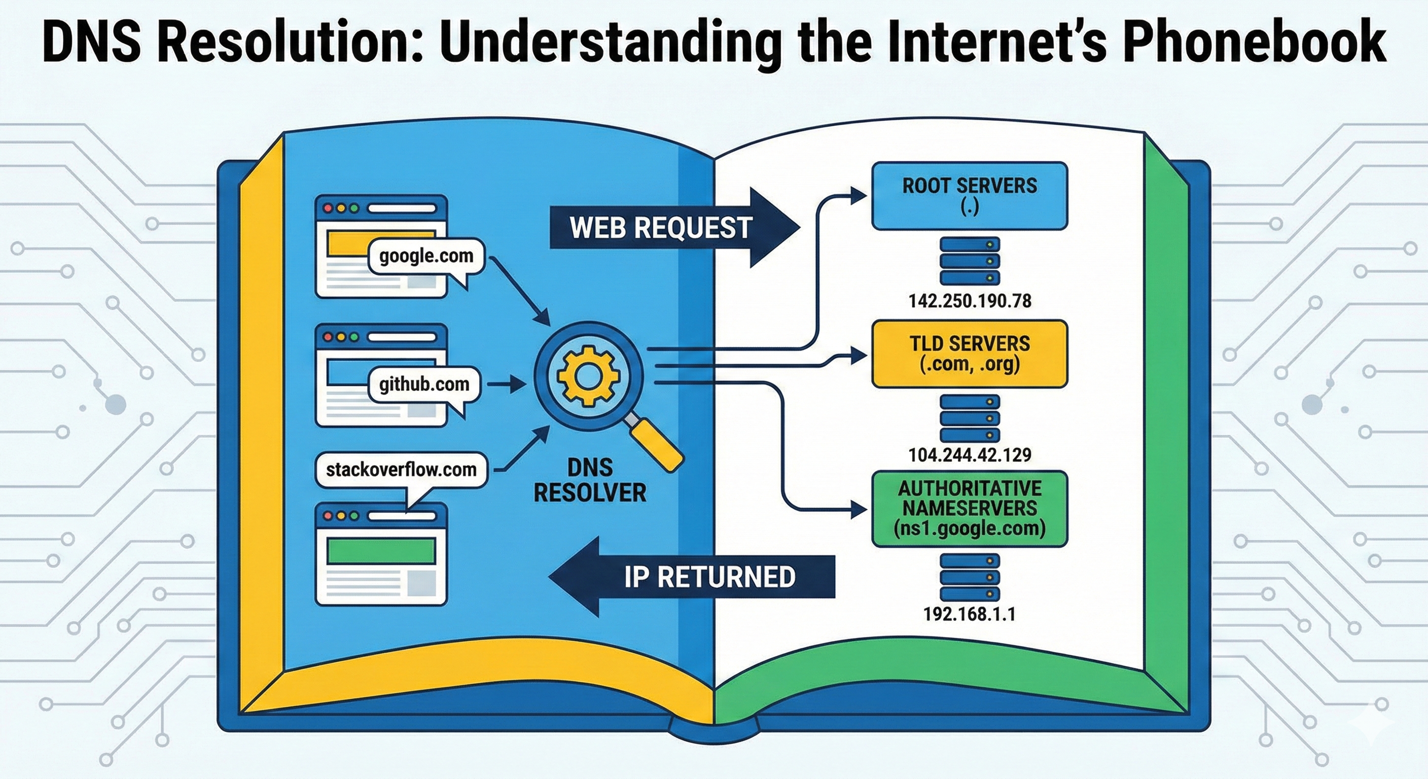 How DNS Resolution Works: Understanding the Internet's Phonebook