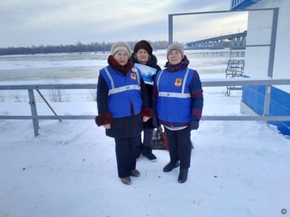 Безопасность на льду: дружинники проводят рейд в Барнауле