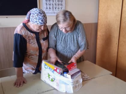 Акция «Соберем детей в школу» стартовала в микрорайоне Балтийский