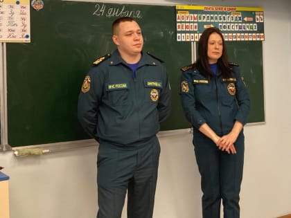 В школах Октябрьского района продолжаются профилактические уроки безопасности в рамках очередного этапа акции «Безопасный лед»