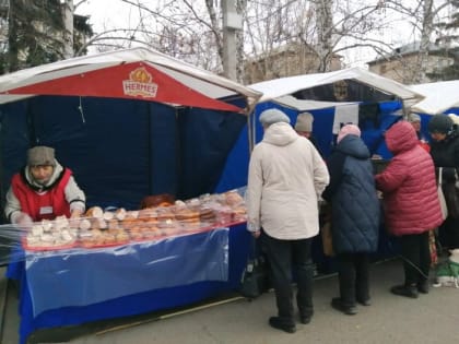 На очередной продовольственной ярмарке в Октябрьском районе работало 28 точек