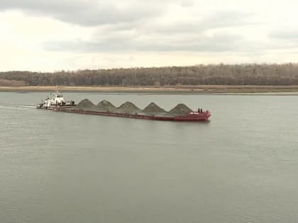 Рекордное количество грузов перевезли в этом году по реке -1,1 млн тонн