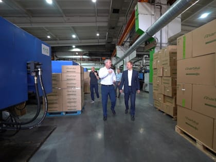 Виктор Томенко побывал на производственном предприятии «Мартика»