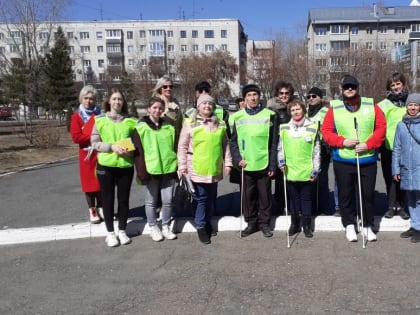 Жители Алтайского края с нарушениями зрения приняли участие в конкурсе по пространственной ориентации