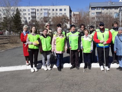 Жители Алтайского края с нарушениями зрения приняли участие в конкурсе по пространственной ориентации