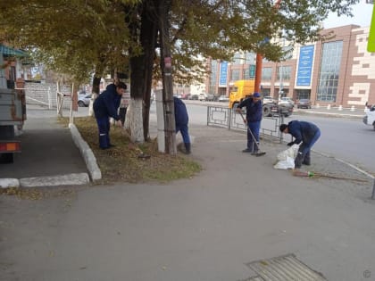 Торговые и промышленные предприятия Железнодорожного района наводят порядок на своих территориях