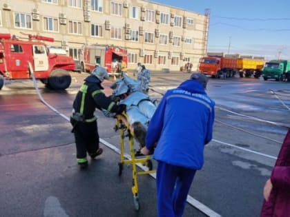 Сотрудники МЧС Заринска провели учения