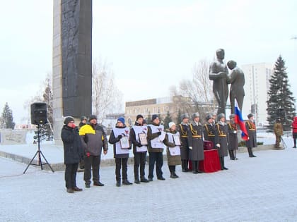 В Барнауле  захоронили останки красноармейца Шумихина, пропавшего без вести под Калугой в 1942 году