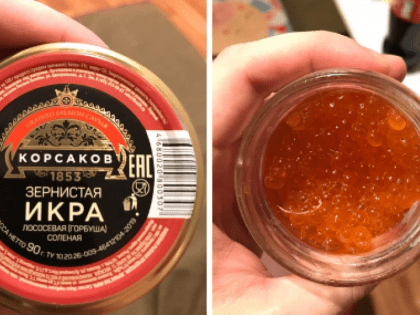 Барнаулец пожаловался, что купил красную икру с паразитами