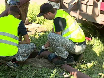 В мэрии подчеркнули, что промывку ливнёвки в проблемном месте планировали сделать до дождей