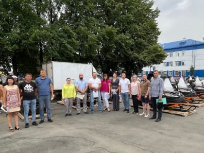 Город Новоалтайск получил новый снегоход "Буран"