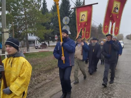 Крестный ход к часовне св. блж. Матроны Московской в г. Заринске