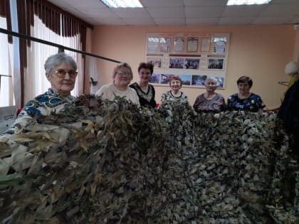 Общественники микрорайона Новосиликатный продолжают работу  по оказанию поддержки участникам СВО