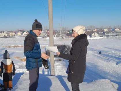 Рейд по безопасности на льду провели на водоемах  в барнаульском селе Власиха