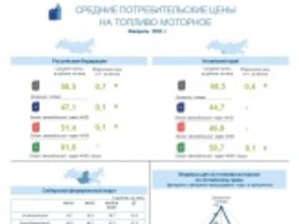 О потребительских ценах на бензин и дизельное топливо  в Алтайском крае в феврале 2023 года