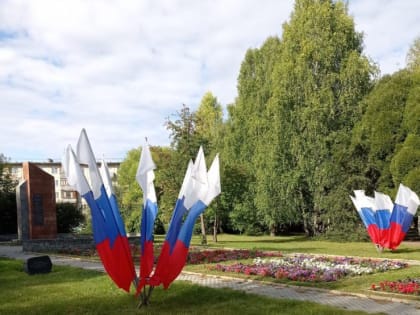 Территорию Центрального района празднично украсили ко Дню города