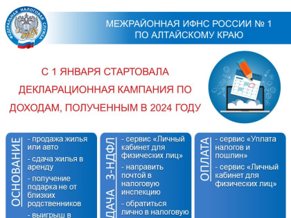 Отчитаться о доходах 2024 года необходимо не позднее 30 апреля