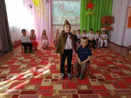 В детском саду «Колокольчик» прошли мероприятия ко Дню Победы