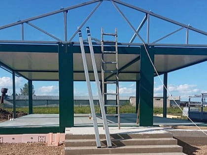 Современный фельдшерско-акушерский пункт возводят в Волчихинском районе