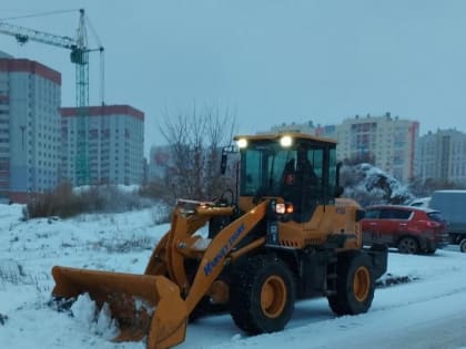 Работы по содержанию межквартальных проездов в районе