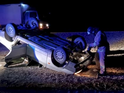 Водитель погиб в ДТП с переворотом на Алтае