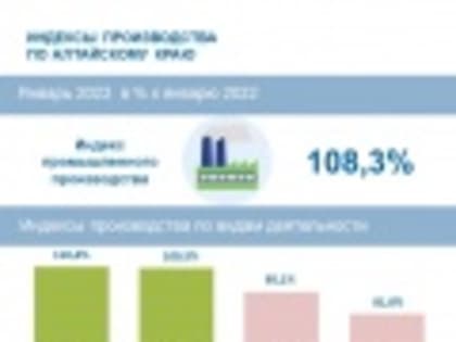 О промышленном производстве в Алтайском крае