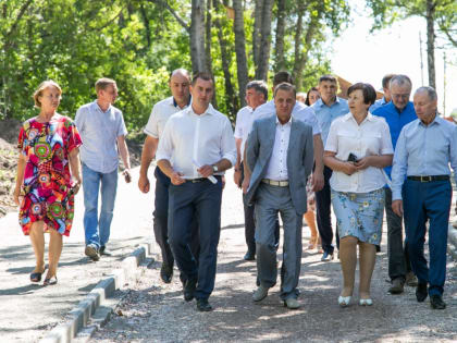 Председатель БГД Галина Буевич приняла участие в выездном совещании по благоустройству парка «Юбилейный»