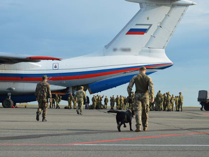 Сегодня на Алтай вернулась большая группа бойцов подразделений Росгвардии