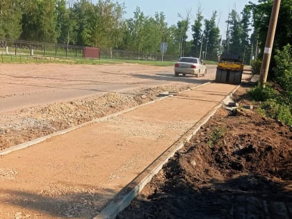 Дорожные работы в Рубцовске в самом разгаре